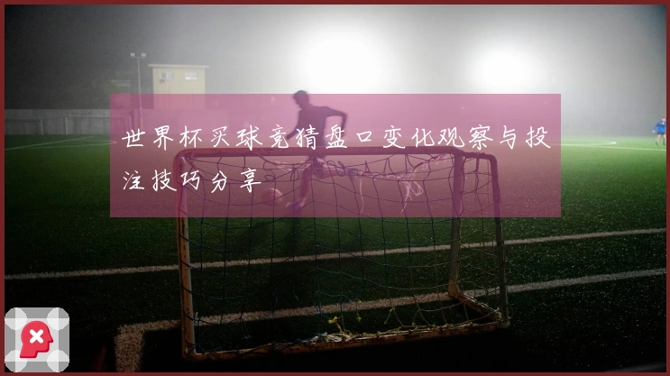 世界杯买球竞猜盘口变化观察与投注技巧分享